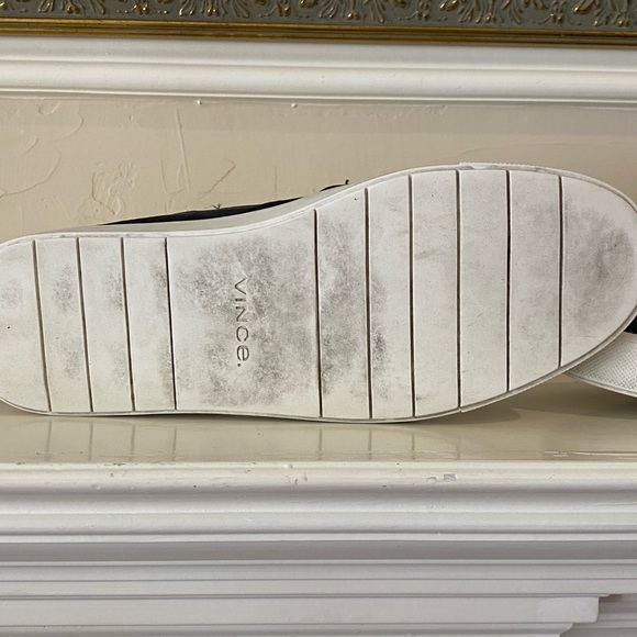 VINCE Blair Slide on Shoes; Black Faux Leather; Good Condition; Size USA 8 - Picture 12 of 13